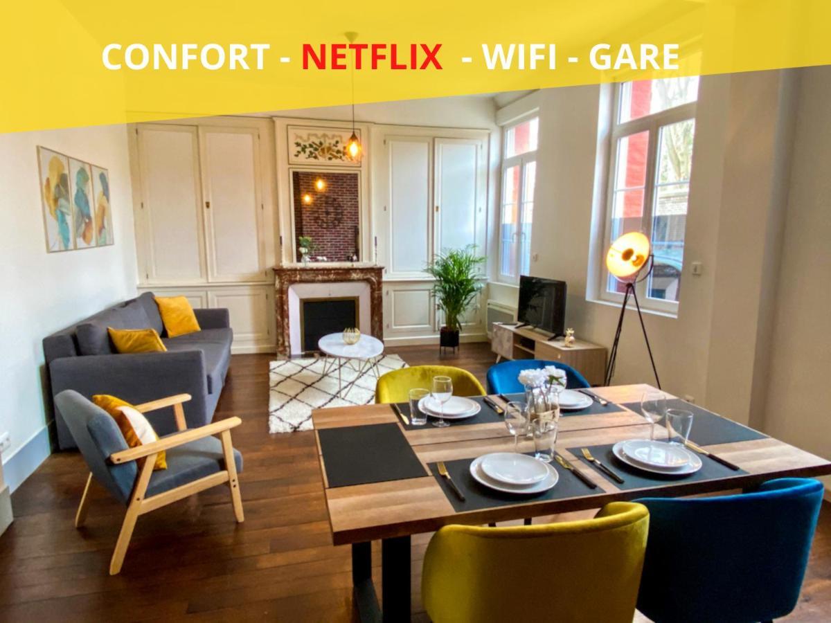 Charmant T2 Hyper-Centre, Netflix, Gare Amiens Ngoại thất bức ảnh